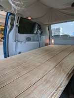 Panels in van, photo by me, 2023-05
